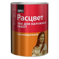 Лак Расцвет для наружных работ алкидный 1.9 кг